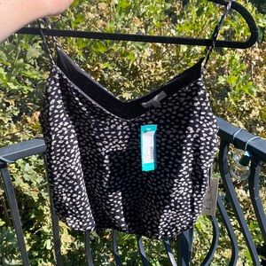 Brand new black and white tank top size XS
